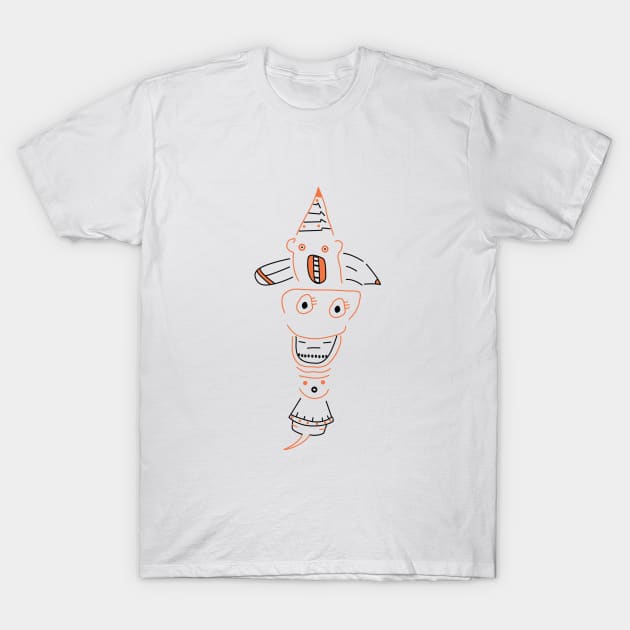 Out of space character T-Shirt by lisuka